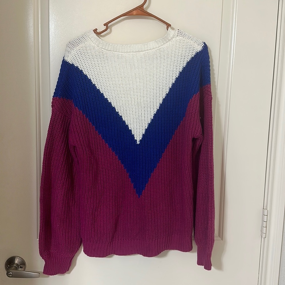 Knitted sweater bought from Walmart time true.